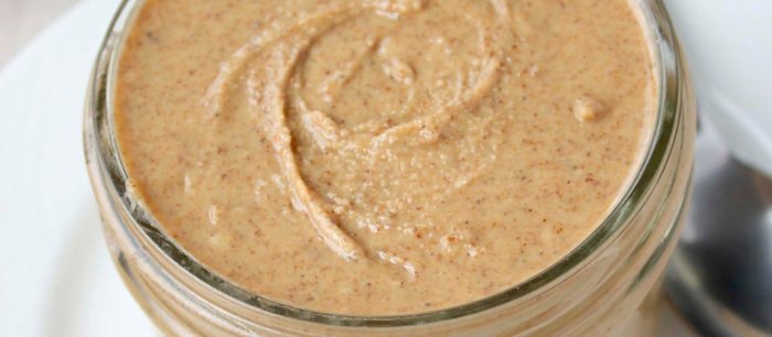 Almond Butter in a jar